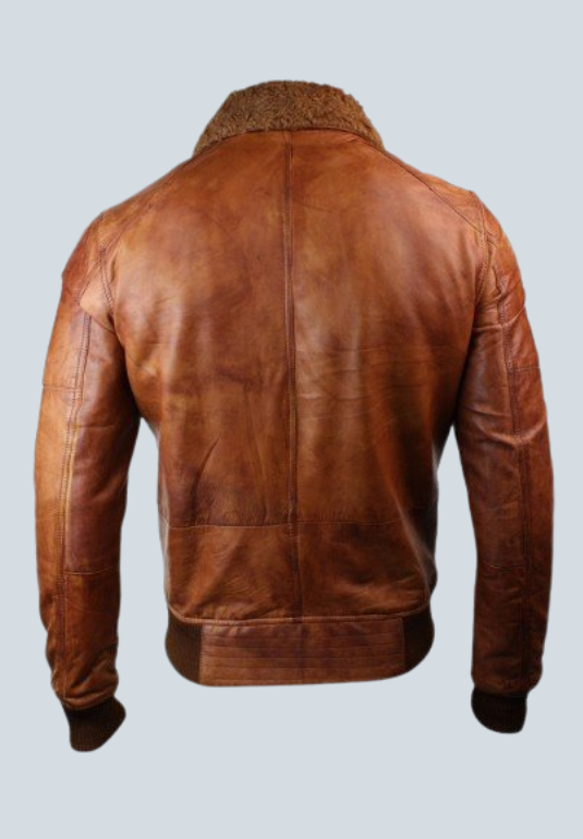 James Brown B3 Leather Bomber Jacket